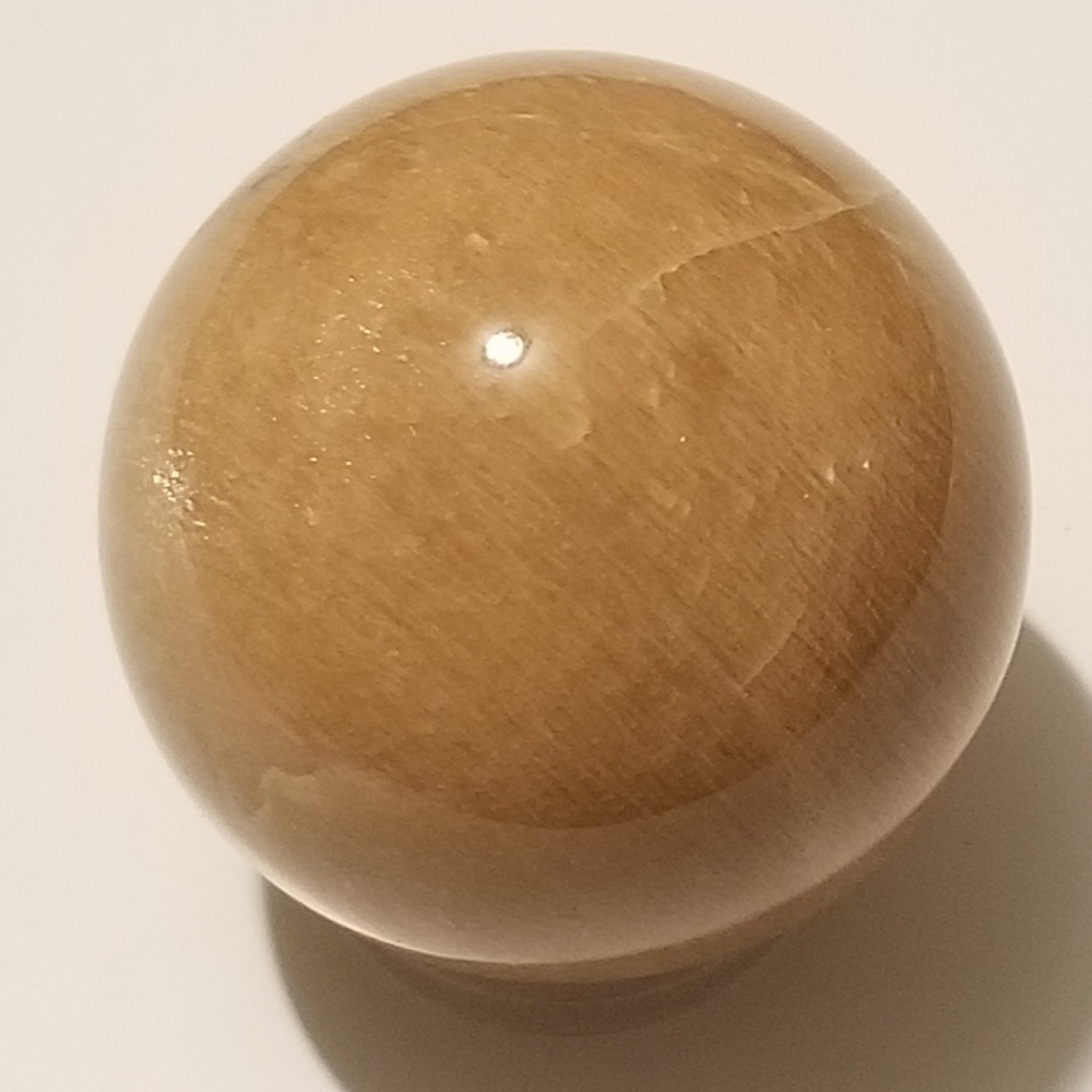 Peach Moonstone Sphere | Divine Feminine, Emotional Healing & Gentle Empowerment